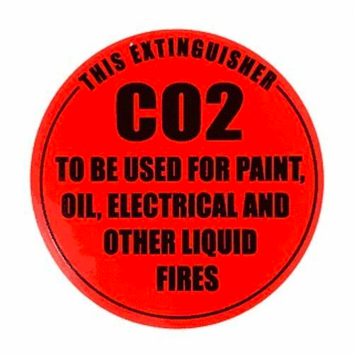 CO2 Extinguisher Sign Image